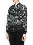 Front View - Click To Enlarge - 3.1 PHILLIP LIM - Caning embroidery drawstring hem bomber jacket