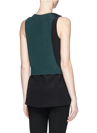 Back View - Click To Enlarge - 3.1 PHILLIP LIM - Judo belt gauze layer top