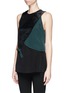 Front View - Click To Enlarge - 3.1 PHILLIP LIM - Judo belt gauze layer top