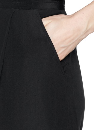 Detail View - Click To Enlarge - ELIZABETH AND JAMES - 'Trenton' silk crepe de Chine culottes