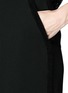 Detail View - Click To Enlarge - ELIZABETH AND JAMES - 'Frayed Presli' fringe edge crepe culottes