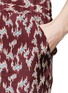 Detail View - Click To Enlarge - ELIZABETH AND JAMES - 'Shelton' ikat print silk pants