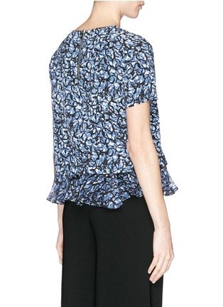 Back View - Click To Enlarge - ELIZABETH AND JAMES - 'Swirl Tierney' print silk top