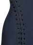 Detail View - Click To Enlarge - ELIZABETH AND JAMES - 'Keaten' lace-up side crepe dress