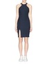 Main View - Click To Enlarge - ELIZABETH AND JAMES - 'Keaten' lace-up side crepe dress