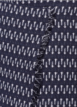 Detail View - Click To Enlarge - ELIZABETH AND JAMES - 'Daniella' needle stack cotton knit wrap skirt
