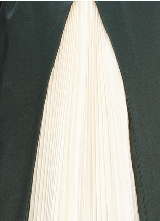 Detail View - Click To Enlarge - TOGA ARCHIVES - Glitter pleat satin skirt 