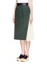 Front View - Click To Enlarge - TOGA ARCHIVES - Glitter pleat satin skirt 