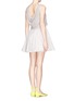 Figure View - Click To Enlarge - ALICE & OLIVIA - Hilta sequin and bead sleeveless combo dress