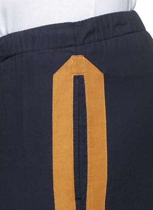 Detail View - Click To Enlarge - DRIES VAN NOTEN - 'Pacino' grosgrain tuxedo ribbon drawstring pants