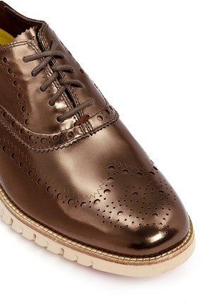 Detail View - Click To Enlarge -  - ZeroGrand' mirror leather Oxfords