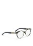 Figure View - Click To Enlarge - 10674 - Snakeskin effect temple optical glasses