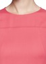 Detail View - Click To Enlarge - ARMANI COLLEZIONI - Seamed cady shift dress