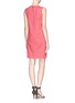Back View - Click To Enlarge - ARMANI COLLEZIONI - Seamed cady shift dress