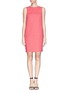 Main View - Click To Enlarge - ARMANI COLLEZIONI - Seamed cady shift dress