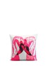 Main View - Click To Enlarge - CHLOE CROFT - Magenta Flamingos Silk Cushion