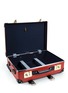 Detail View - Click To Enlarge - GLOBE-TROTTER - Centenary 21" trolley case - Red & Navy
