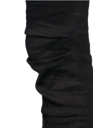 Detail View - Click To Enlarge - HAIDER ACKERMANN - Eris linen blend skinny pants