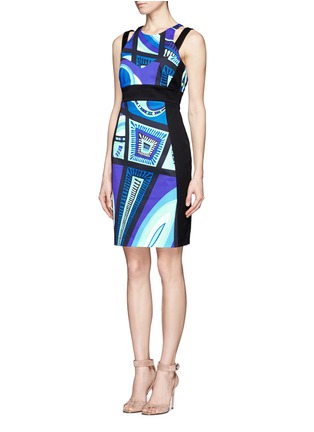 Figure View - Click To Enlarge - EMILIO PUCCI - Taitu print stretch contour dress