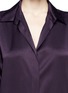 Detail View - Click To Enlarge - HAIDER ACKERMANN - Dali oversized button-down silk shirt