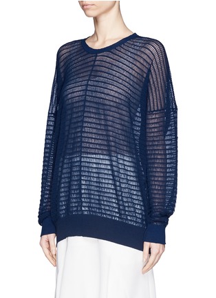 Front View - Click To Enlarge - CHLOÉ - Drop shoulder oversize sweater