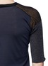 Detail View - Click To Enlarge - LANVIN - Metallic lurex trim knit dress