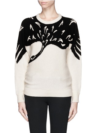 Main View - Click To Enlarge - MO&CO. EDITION 10 - Crane wool sweater