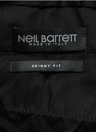Detail View - Click To Enlarge - NEIL BARRETT - Skinny washed denim jeans