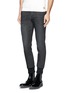 Figure View - Click To Enlarge - NEIL BARRETT - Skinny washed denim jeans