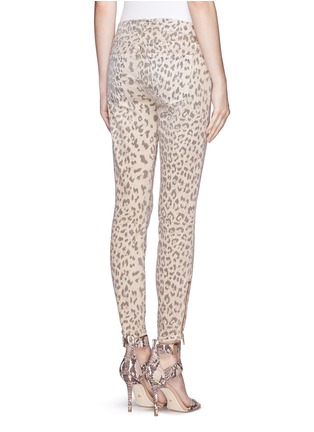 Back View - Click To Enlarge - CURRENT/ELLIOTT - The Stiletto leopard jeans