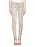 Main View - Click To Enlarge - CURRENT/ELLIOTT - The Stiletto leopard jeans