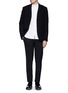 Figure View - Click To Enlarge - NEIL BARRETT - Contrast waistband skinny pants