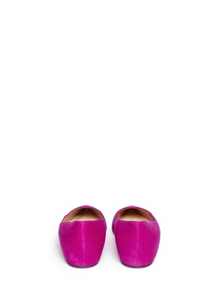 Back View - Click To Enlarge - PAUL ANDREW - 'Zoya' wavy suede flats