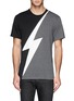Main View - Click To Enlarge - NEIL BARRETT - Thunderbolt print T-shirt