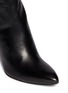 Detail View - Click To Enlarge - STUART WEITZMAN - 'Demi Voom' elastic back leather boots