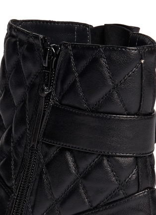 Detail View - Click To Enlarge - STUART WEITZMAN - 'Download' quilted leather boots