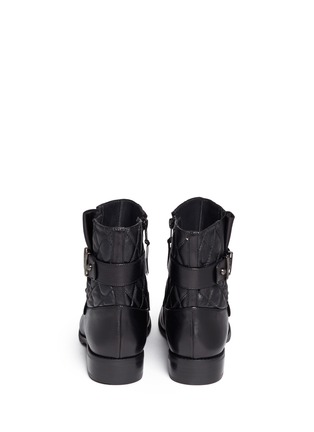 Back View - Click To Enlarge - STUART WEITZMAN - 'Download' quilted leather boots