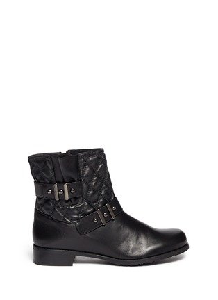 Main View - Click To Enlarge - STUART WEITZMAN - 'Download' quilted leather boots