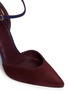 Detail View - Click To Enlarge - STUART WEITZMAN - 'X Factor' suede d'Orsay pumps