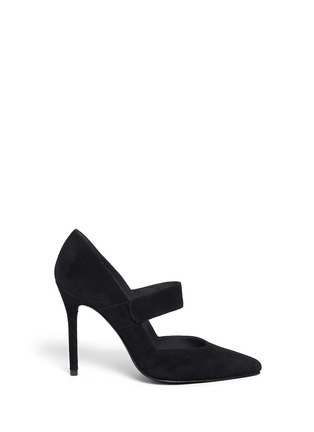 Main View - Click To Enlarge - STUART WEITZMAN - 'Diploma' suede pumps