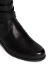 Detail View - Click To Enlarge - STUART WEITZMAN - 'Ranchdressing' buckle nappa leather boots