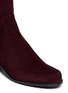 Detail View - Click To Enlarge - STUART WEITZMAN - 'Reserve' elastic back suede boots
