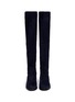 Figure View - Click To Enlarge - STUART WEITZMAN - 'Reserve' elastic back suede boots