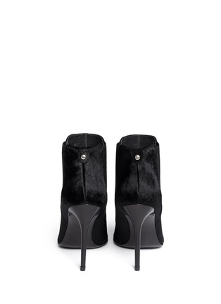 Back View - Click To Enlarge - STUART WEITZMAN - 'Apogee' pony hair ankle boots