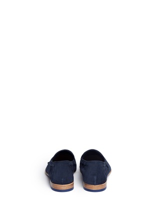 Back View - Click To Enlarge - PAUL SMITH - Suede Jasper loafers