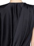 Detail View - Click To Enlarge - GIVENCHY - Cloqué one-shoulder drape top