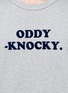 Detail View - Click To Enlarge - SACAI - 'Oddy-knocky' flock print cotton T-shirt