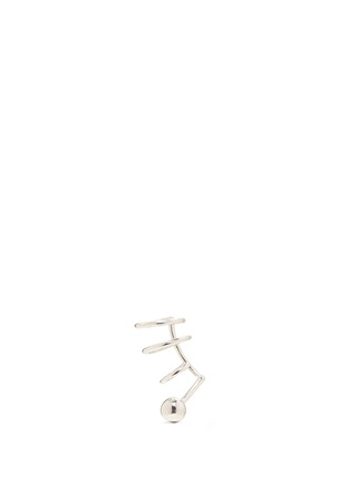 Main View - Click To Enlarge - MARIA BLACK - 'Phoenix' pierced spiral sterling silver single ear cuff