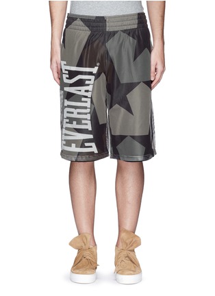 Main View - Click To Enlarge - PORTS 1961 - x Everlast 'Star Camo' print mesh overlay shorts