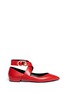 Main View - Click To Enlarge - STELLA LUNA - 'Stella' turnlock bar cross strap leather flats